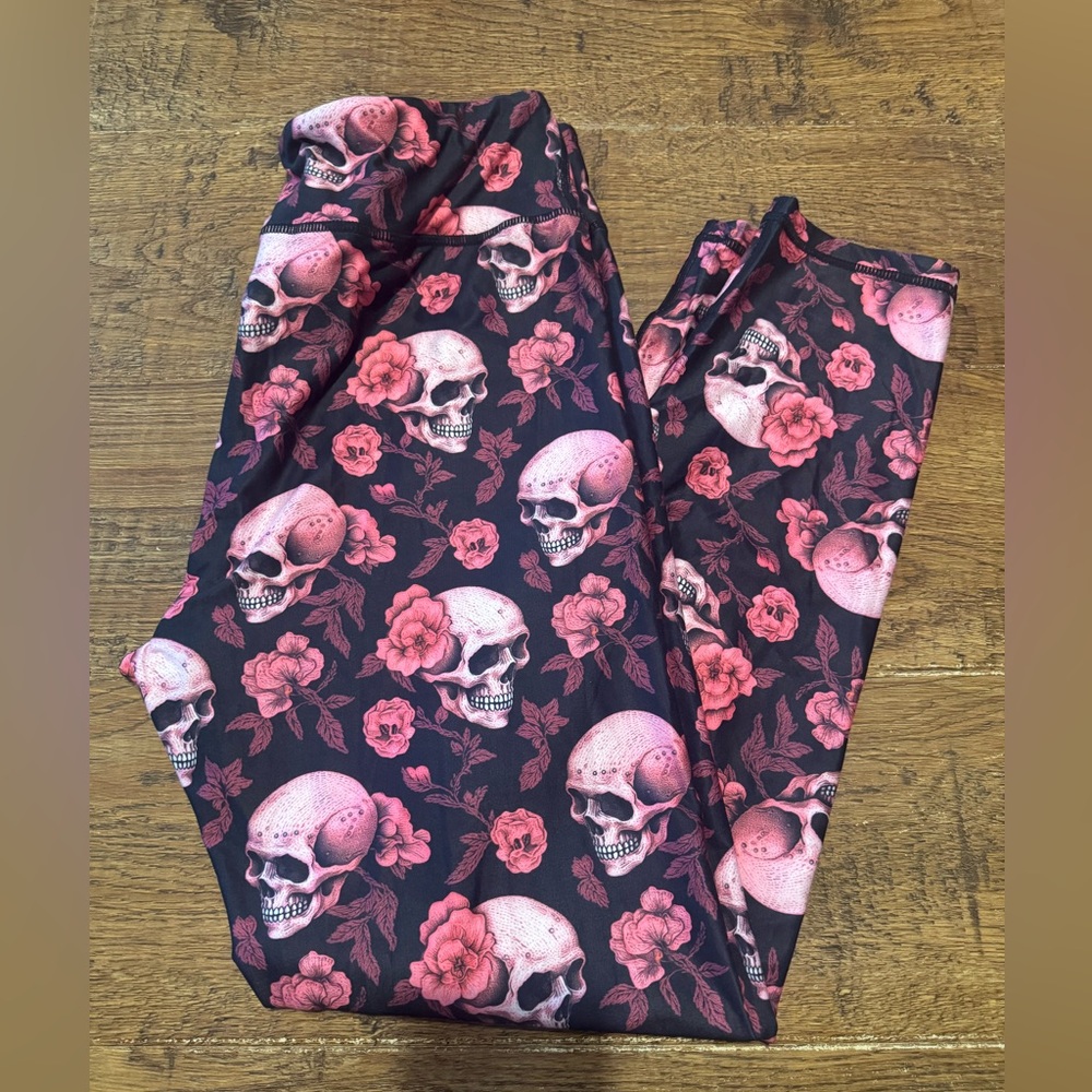 Skull Leggings XL-1X NEW